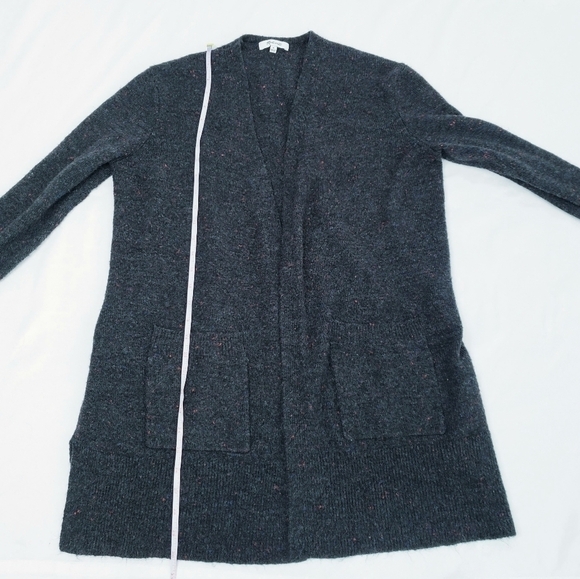 Madewell Donegal Kent Open Front Cardigan Sweater Coziest Yarn Gray - Picture 8 of 14